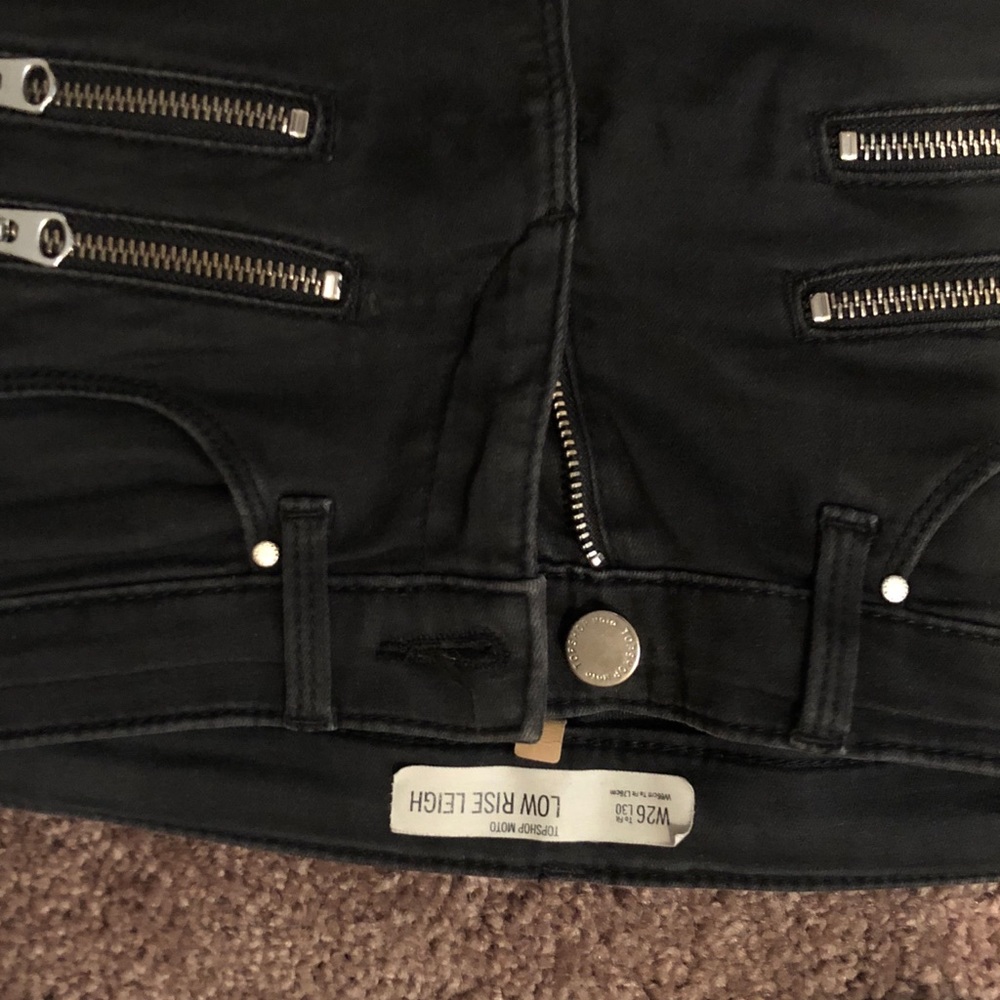 Top shop  Black able skinny Pence